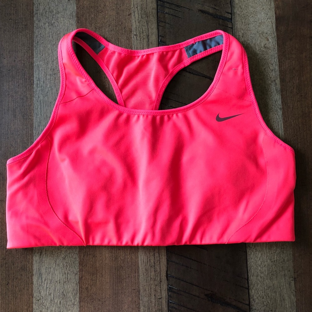 NWOT Nike Dri-fit Sports Bra, Neon Pink, racerback